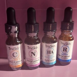 Travel Size Skin Facial Serums- Vitamin C, Niacinamide, Hyaluronic Acid, Retinol